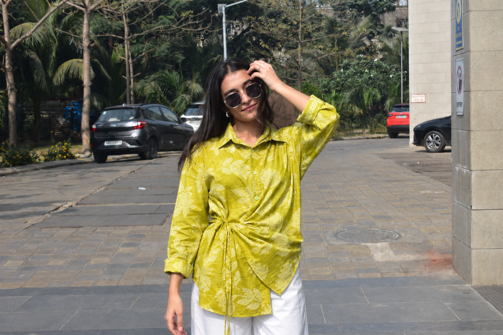 Aster knot Shirt