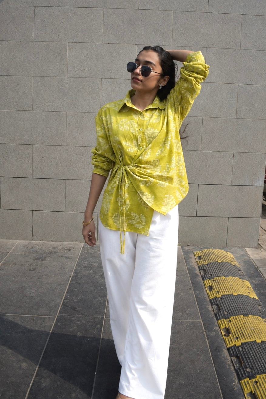 Aster knot Shirt