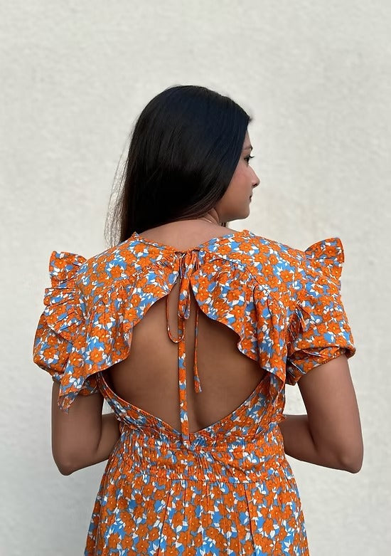 Sunset Blossom Dress