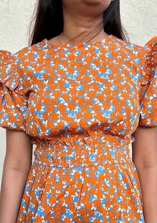 Sunset Blossom Dress